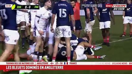 Les Anglais dominent les Bleus - Rugby - Tournoi des 6 nations U20