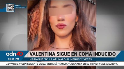 Valentina Gilabert sigue en coma inducido, víctima apuñalada por la influencer Marianne "N"