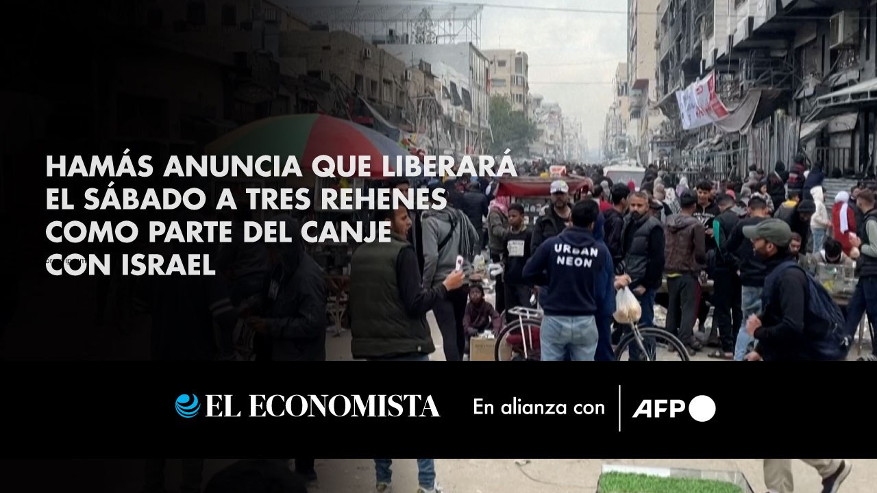 Hamás anuncia que liberará el sábado a tres rehenes como parte del canje con Israel