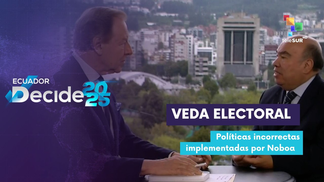 Veda electoral en Ecuador de cara a elecciones presidenciales
