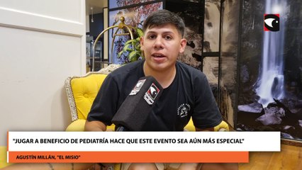 "Jugar a beneficio de pediatría hace que este evento sea aún más especial"