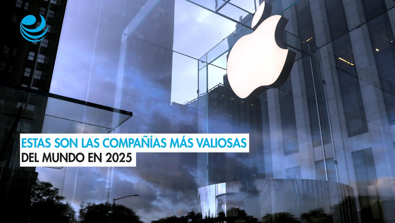 Top 25: Estas son las compañías más valiosas del mundo en 2025 - Vídeo ...