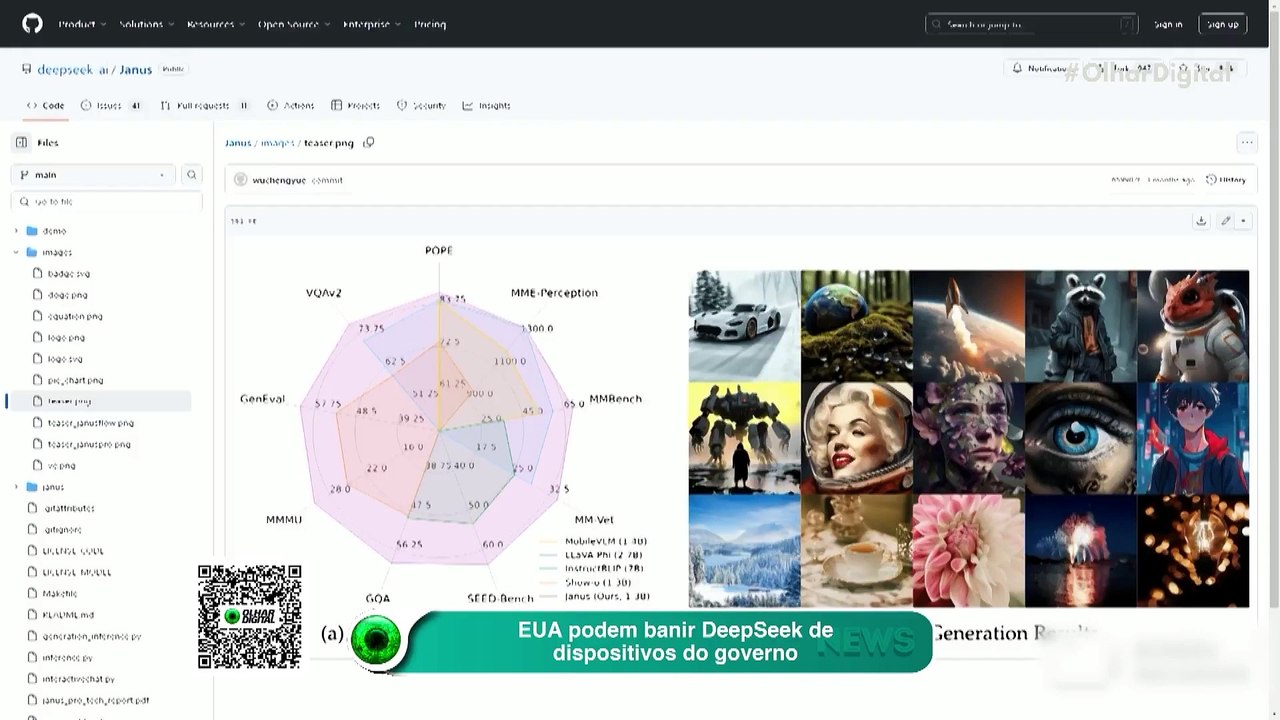 EUA podem banir DeepSeek de dispositivos do governo