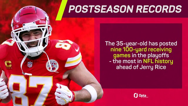 Travis Kelce - the Chiefs' playoff king