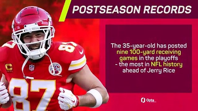 Travis Kelce - the Chiefs' playoff king