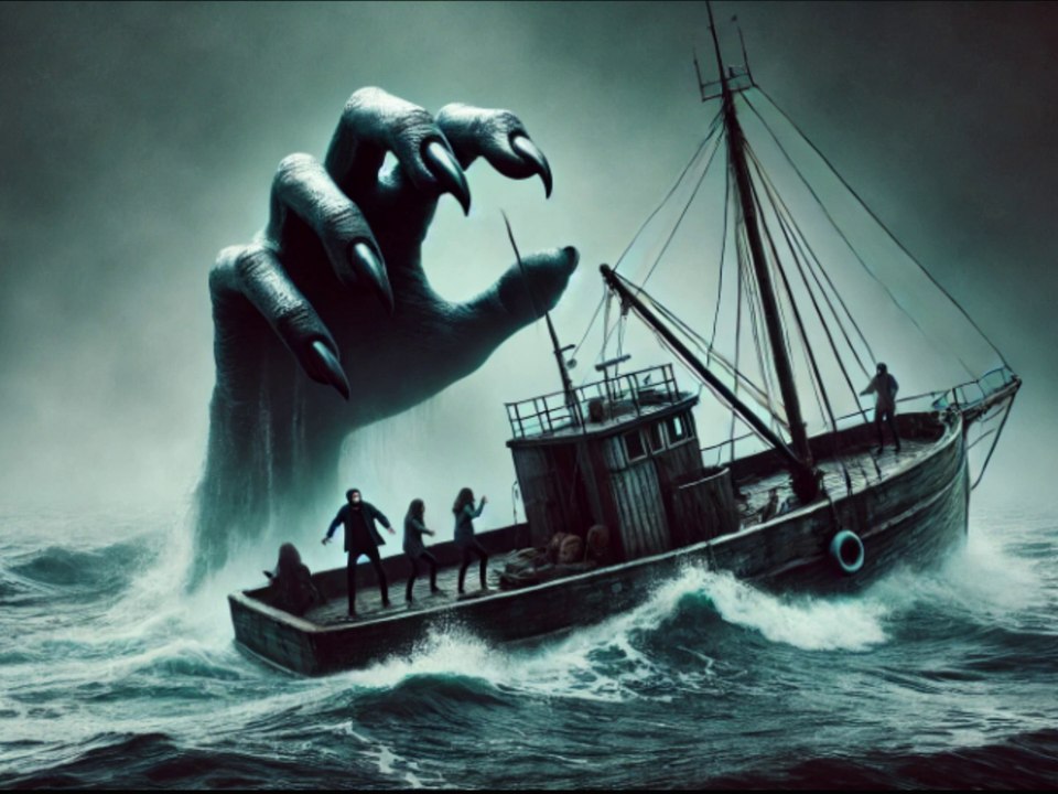 🔴 The Cursed Boat: A journey with no return in the Bermuda Triangle! 🌊👻