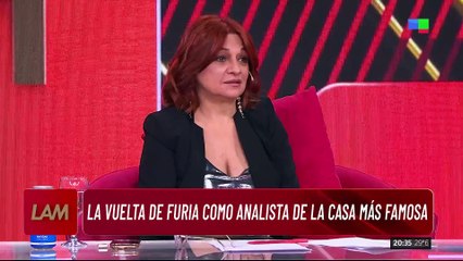 POLÉMICA por la vuelta de FURIA como ANALISTA de la casa MÁS FAMOSA