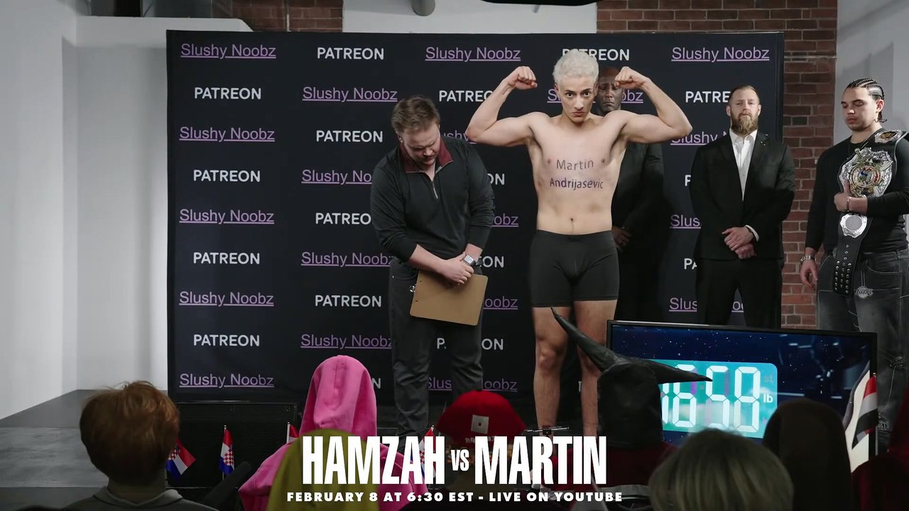Hamzah vs Martin Weigh In