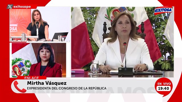 Mirtha Vásquez sobre Dina Boluarte: Me impresiona su nivel de cinismo al que ha llegado