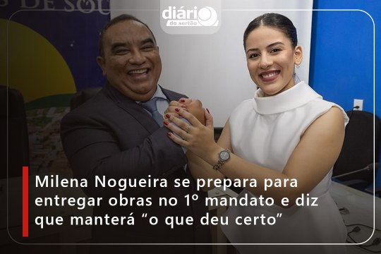 Milena Nogueira se prepara para entregar obras no 1º mandato e diz que manterá “o que deu certo”