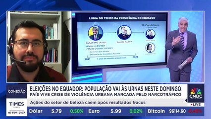 Novo presidente do Equador terá de lidar com violência urbana e narcotráfico; especialista comenta
