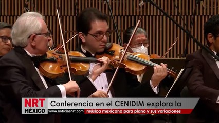 Conferencia en el CENIDIM explora la música mexicana para piano y sus variaciones