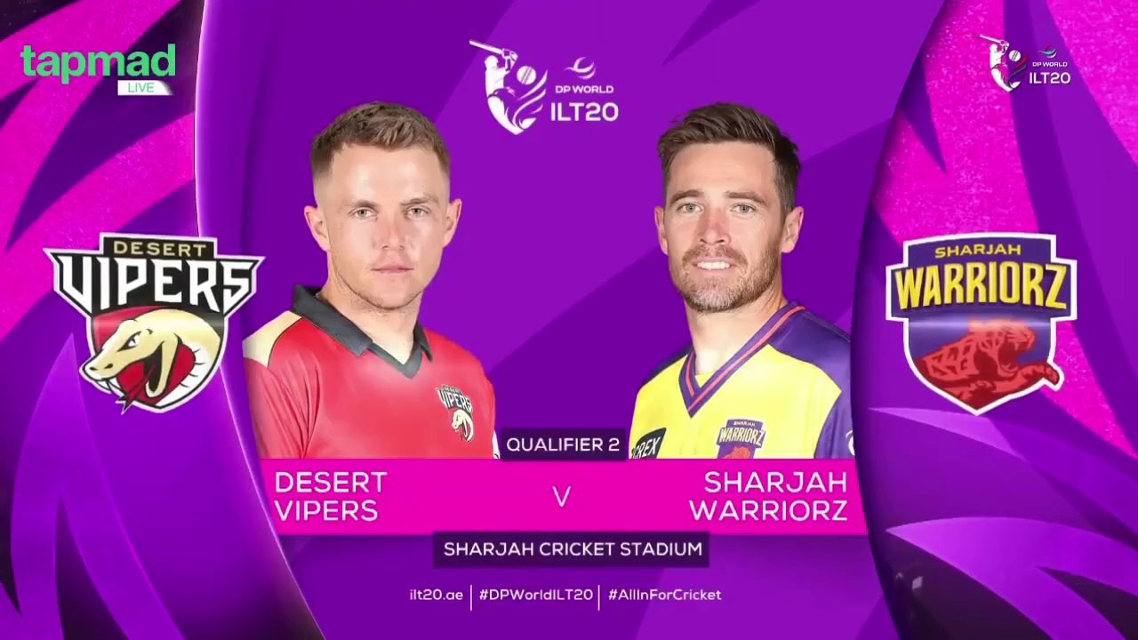 ILT20 2025 Highlights | Sharjah Warriors vs Desert Vipers Playoff Match | Full Match Highlights