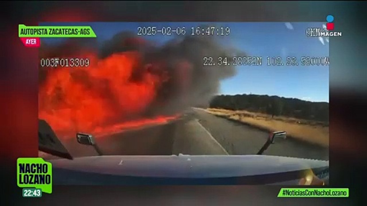 Accidente mortal en la autopista Zacatecas-Aguascalientes | Noticias con Nacho Lozano