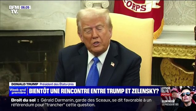 J'aimerais que cette guerre prenne fin : Donald Trump évoque une potentielle rencontre avec Volodymyr Zelensky autour de futurs négociations de paix