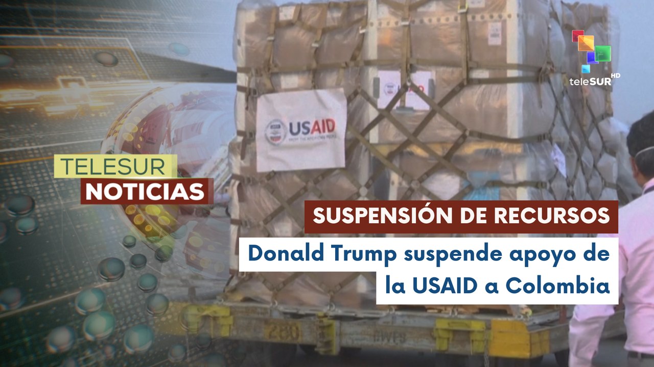 Presidente de EE.UU. suspende aporte de la USAID a Colombia