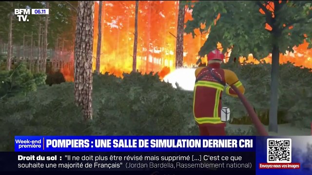 Hérault: une salle de simulation dernier cri pour préparer les pompiers à tous les types d'opérations