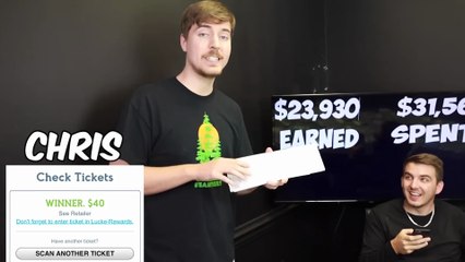 I Spent $1,000,000 On Lottery Tickets 🎟️ And Won | Mr Beast |