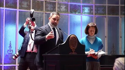 El discurso de Abascal en la cena de PATRIOTS