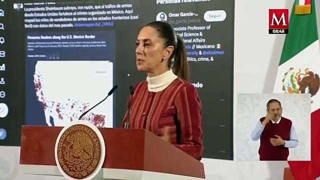 A EU le interesa frenar el tráfico de armas: Sheinbaum