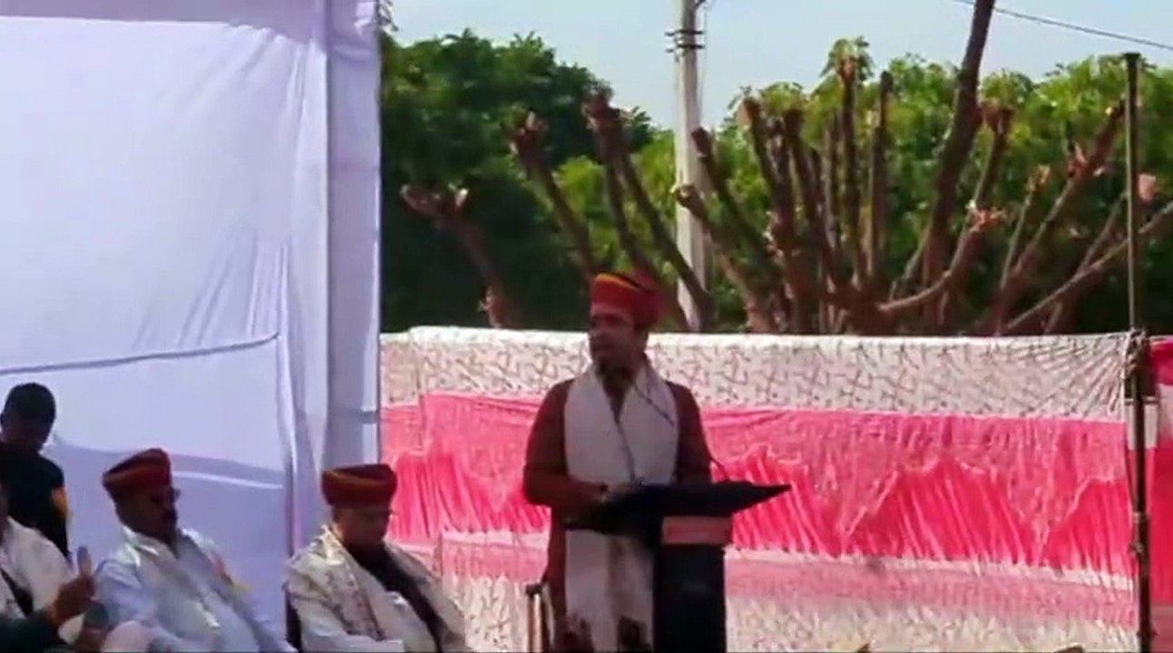 केन्द्रीय मंत्री जयंत चौधरी ने नागौर के बारे मे...