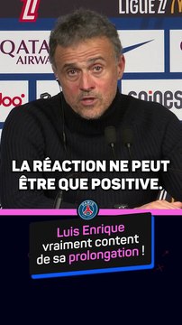 PSG - Luis Enrique aux anges après sa prolongation jusqu'en 2027 !