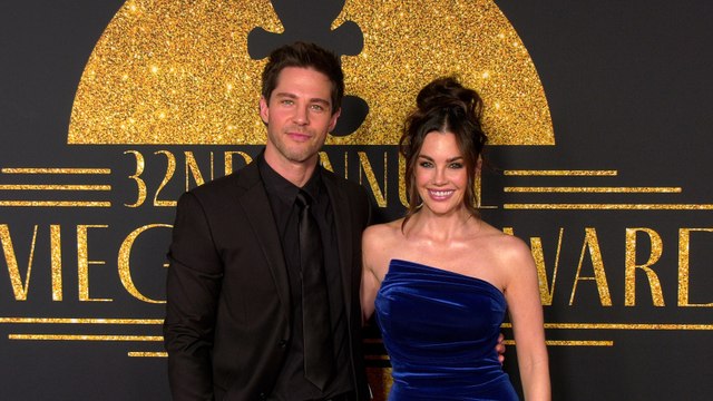 Dean Geyer and Jillian Murray 32nd Annual Movieguide Awards Red Carpet