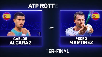 Alcaraz breezes by compatriot Martinez to reach semis