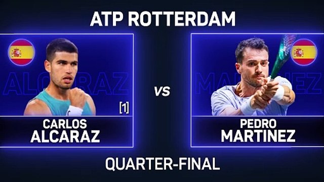 Alcaraz breezes by compatriot Martinez to reach semis