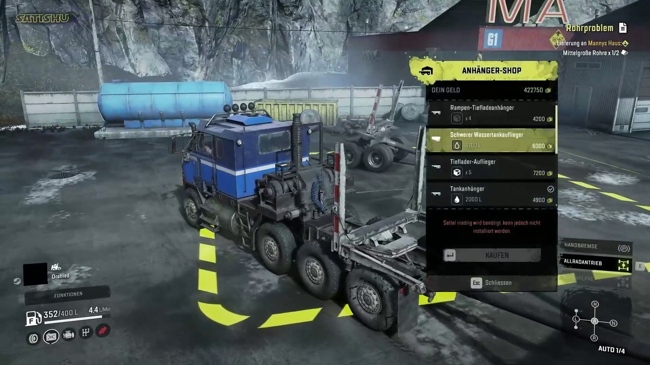 Den Anhänger zurück bringen und weitere Planung. | SnowRunner | Ep. 47