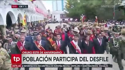 En medio de abucheos en Oruro, Arce dice que su gobierno es “más eficiente”