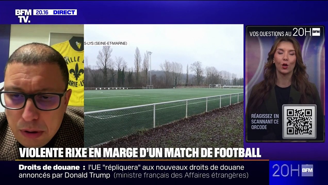 "30 et 40 personnes cagoulées": le président du club de football du FC Dammarie au centre d'une rixe lors d'un match contre Meaux, témoigne