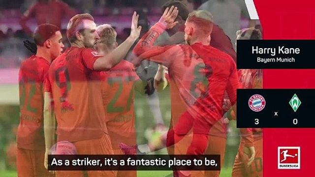Kane enjoying playing with world-class team-mates at Bayern