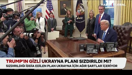 Trump'ın gizli Ukrayna planı sızdırıldı mı?