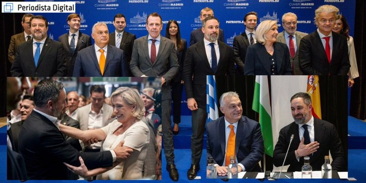 'PATRIOTS': Orbán, Le Pen y Salvini, el dream team de la derecha europea, encumbra a Abascal