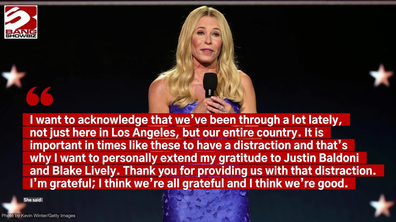 Chelsea Handler mocks Blake Lively and Justin Baldoni's feud at Critics Choice Awards