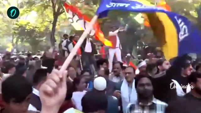 Delhi Election Result Update: आमने-सामने BJP और Aam Aadmi Party कार्यकर्ता | AAP | वनइंडिया हिंदी