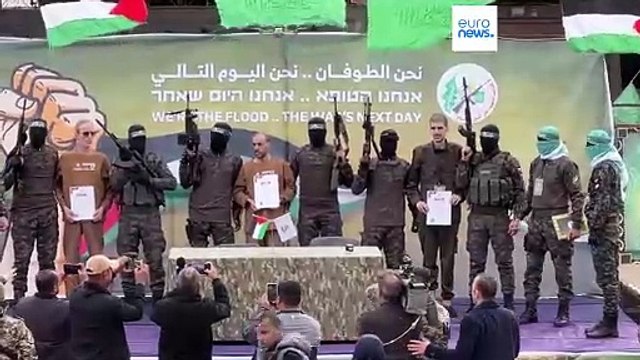 Hamás libera a otros tres rehenes israelíes en un nuevo intercambio