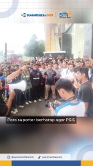 Suporter PSIS Semarang Berikan Semangat dan Motivasi ke Pemain Jelang Laga Melawan Persib Bandung
