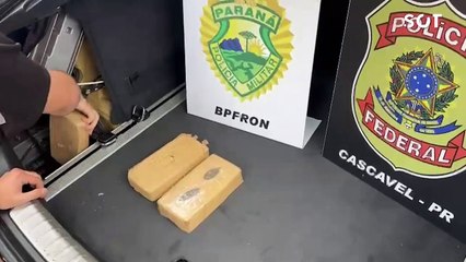 Polícia Federal e Militar apreendem 5kg de crack em BMW X6 em Cascavel