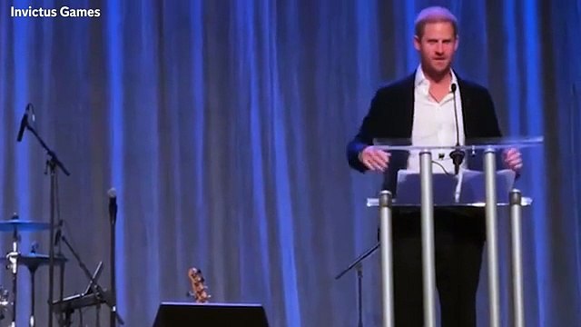 Prince Harry opens Invictus Games with ‘tired’ joke as Meghan looks on