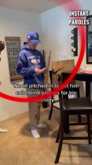 Il reçoit une surprise précieuse de la part de ses amis le jour de son anniversaire