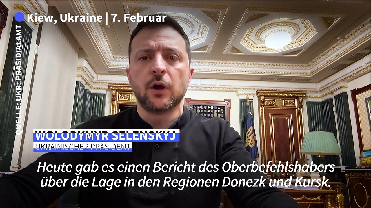 Selenskyj: Nordkoreaner erneut an Kampfhandlungen in Kursk beteiligt