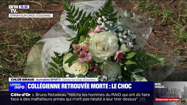 Collégienne retrouvée morte en Essonne: vive émotion devant son collège à Épinay-sur-Orge