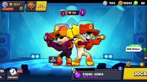 Pique - Gema Mina Rochosa com o Personagem, Larry e Lawrie, Brawl Stars,Gameplay.