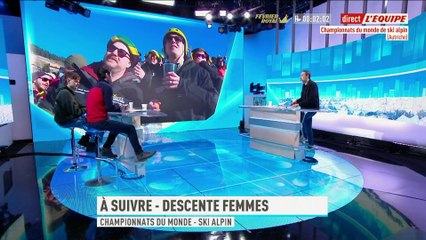 Le replay de l'avant course de la descente dames de Saalbach - Ski - Championnat du monde