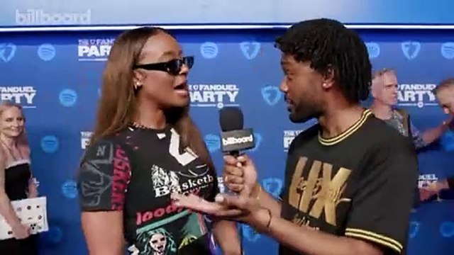 Kayla Nicole Is Rooting For the Kansas City Chiefs to Three-Peat | Fan Duel Super Bowl Party Powered by Spotify