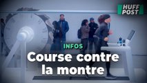 24h de course face à des scies géantes, le défi (dangereux) du rappeur Rilès a commencé