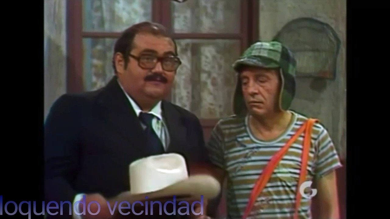El Chavo de las mercas el sombrero con caka del señor barriga