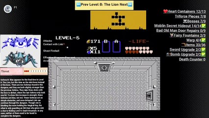 The Legend of Zelda Nes Walkthrough Part 9 100%